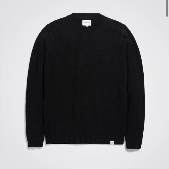 NORSE PROJECTS Sigfred Lambswool Black Italian Crewneck Italy Mens Sz S - Picture 13 of 15